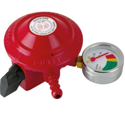 Gas low regulator pressure with gauge meter & ISO9001-2008