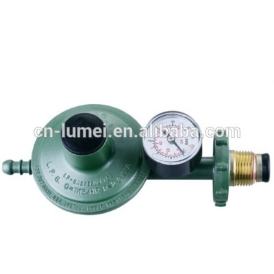 gas regulator for home lpg gas gas regulator for stove with gauge & ISO9001-2008