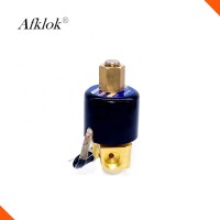 NO 2W-08K  Pilot Type Brass Solenoid  Valve China Manufacture Water Media